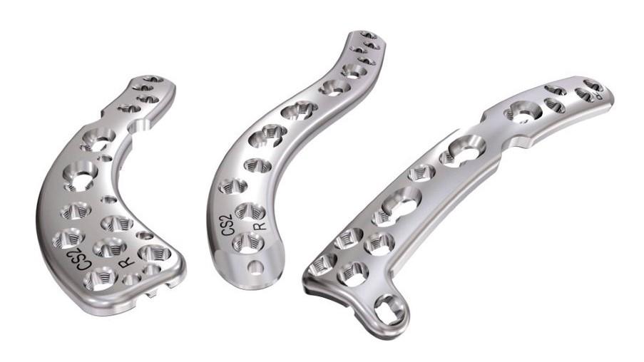 Variable Angle clavicle plates top view