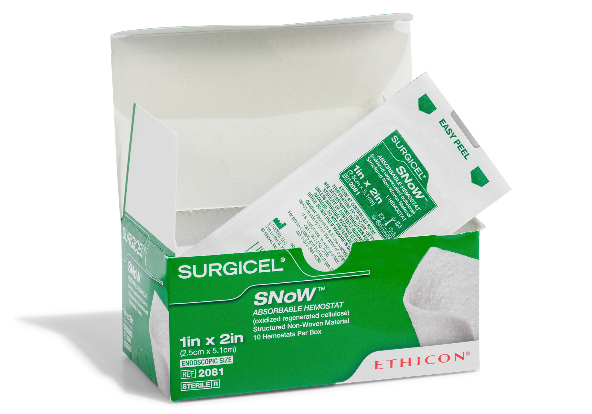 Surgicel Snow and box