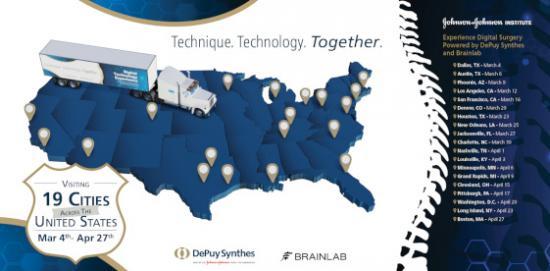 depuy synthes brainlab US tour route