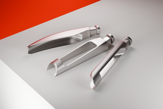 WATSON EXTRACTION SYSTEM blades are available in a variety of stem geometries while the  radius of curvature of the osteotomes matches the taper angle of commonly used stems to preserve the maximum amount of native bone during removal.2
